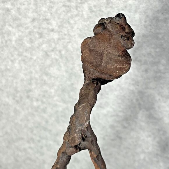 Vtg Ornate Cast Iron Easel Stand 15” Display Frame Plate Book Artifact Rustic - Picture 6 of 16